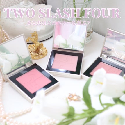 オールオーバーフェイスブラッシュ/TWO SLASH FOUR/パウダーチークを使ったクチコミ(1枚目)