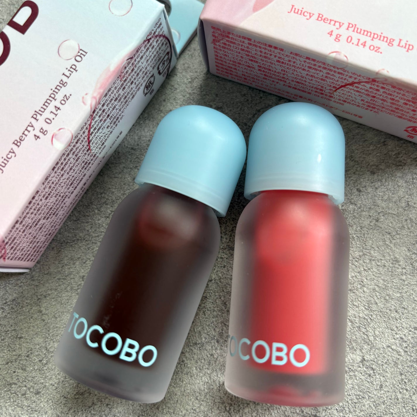 ジューシーベリープランピングリップオイル/TOCOBO/リップグロスを使ったクチコミ(1枚目)