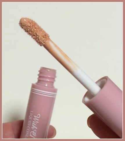 &. Wチャーム リキッドコンシーラー/DAISO/リキッドコンシーラーを使ったクチコミ(3枚目)