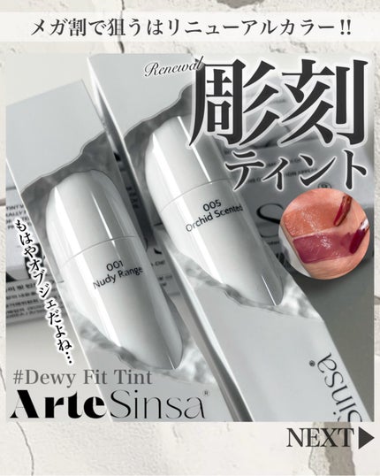ビルダブルデューイフィットティント/ArteSinsa/リップティントを使ったクチコミ(1枚目)
