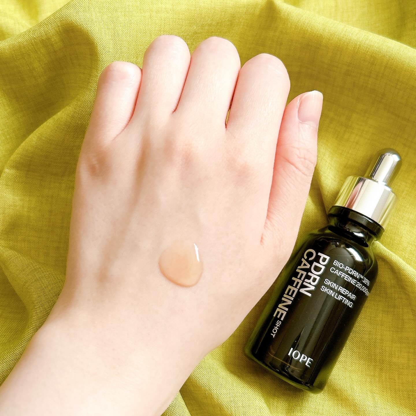 PDRNカフェインショット/IOPE/美容液を使ったクチコミ（3枚目）