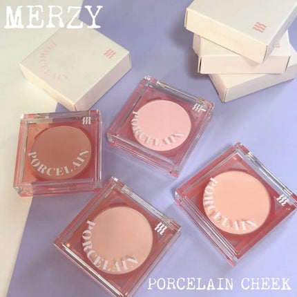 ポーセリンチークブラッシャー/MERZY/パウダーチークを使ったクチコミ(1枚目)