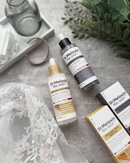 白米ピールショットゴマージュアンプル/Dr.Melaxin/美容液を使ったクチコミ(1枚目)