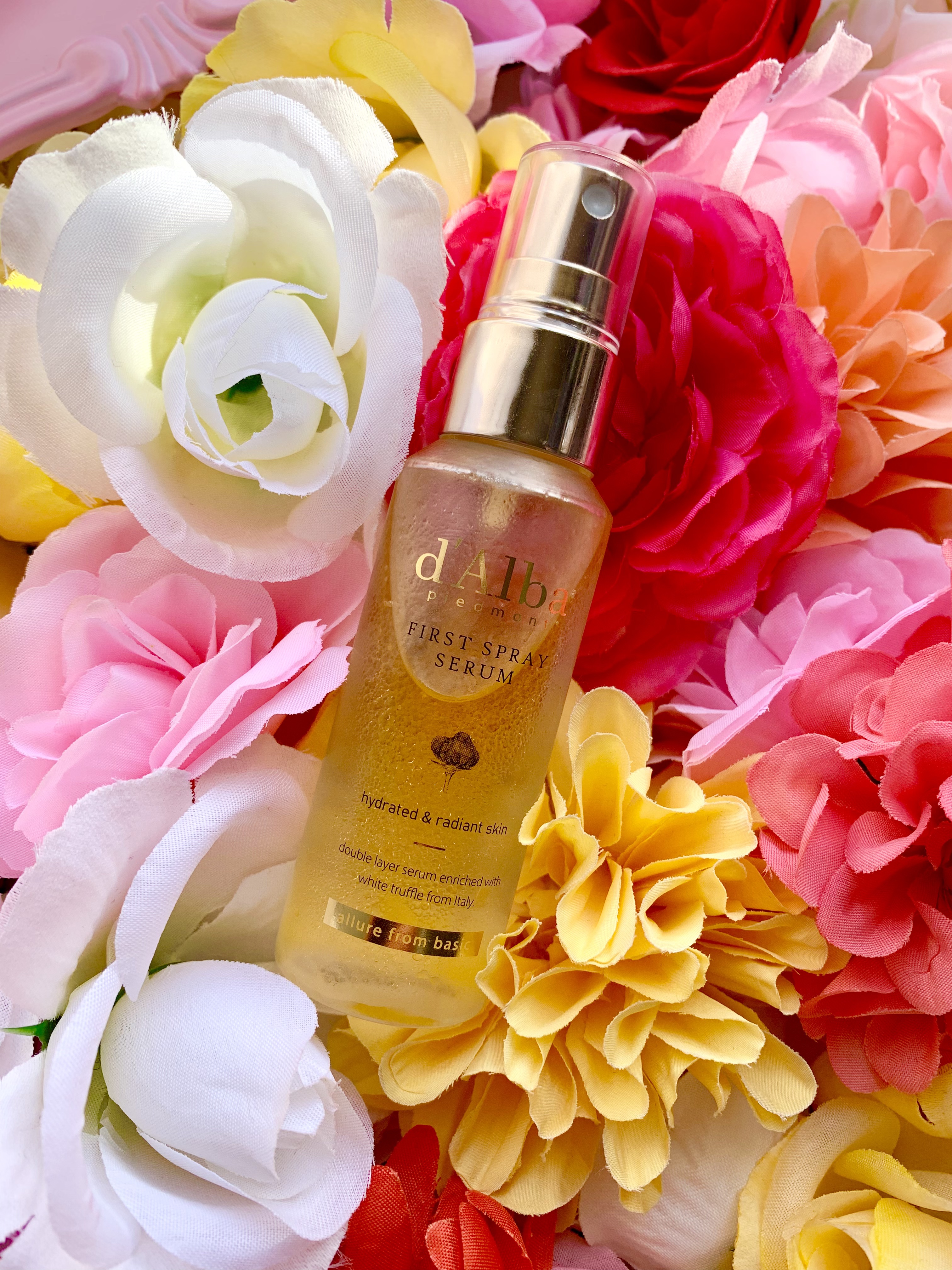 ダルバ ホワイトトリュフファーストスプレーセラム/ダルバ/ミスト状化粧水を使ったクチコミ（2枚目）