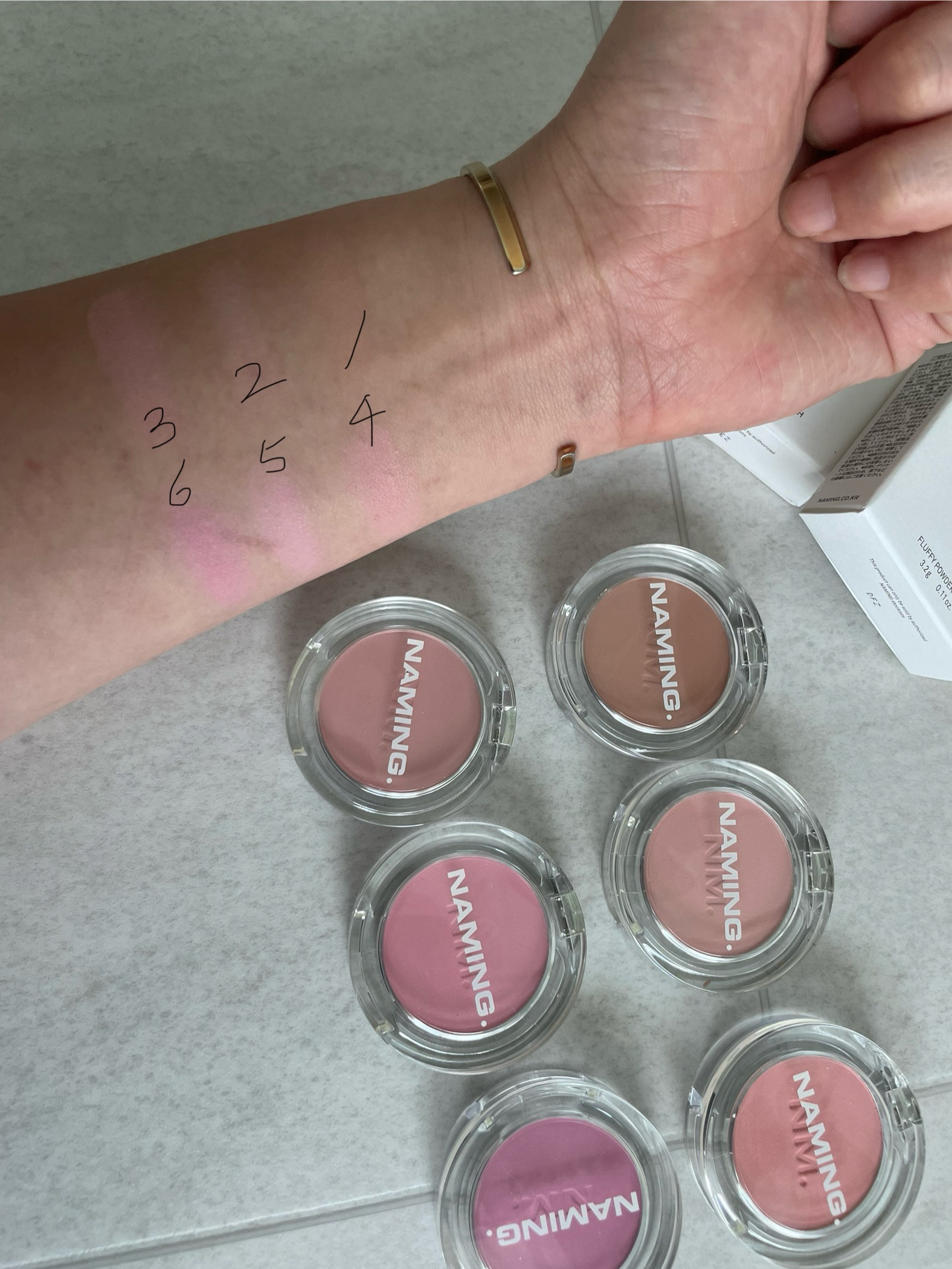 ネーミング フラッフィーパウダーブラッシュ/NAMING./パウダーチークを使ったクチコミ（2枚目）