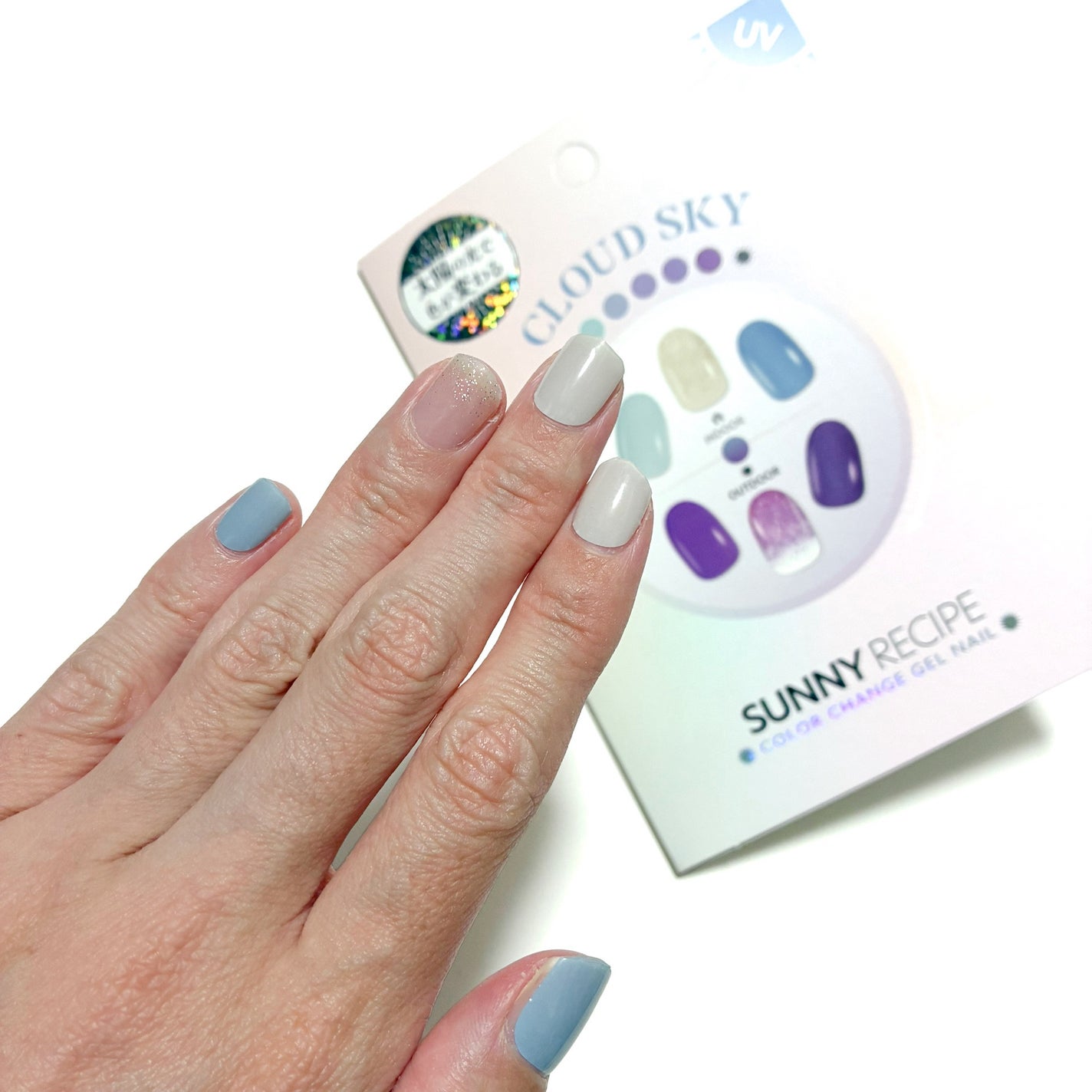 SUNNY RECIPE COLOR CHANGE GEL NAIL/SUNNY RECIPE/ネイルシールを使ったクチコミ(4枚目)