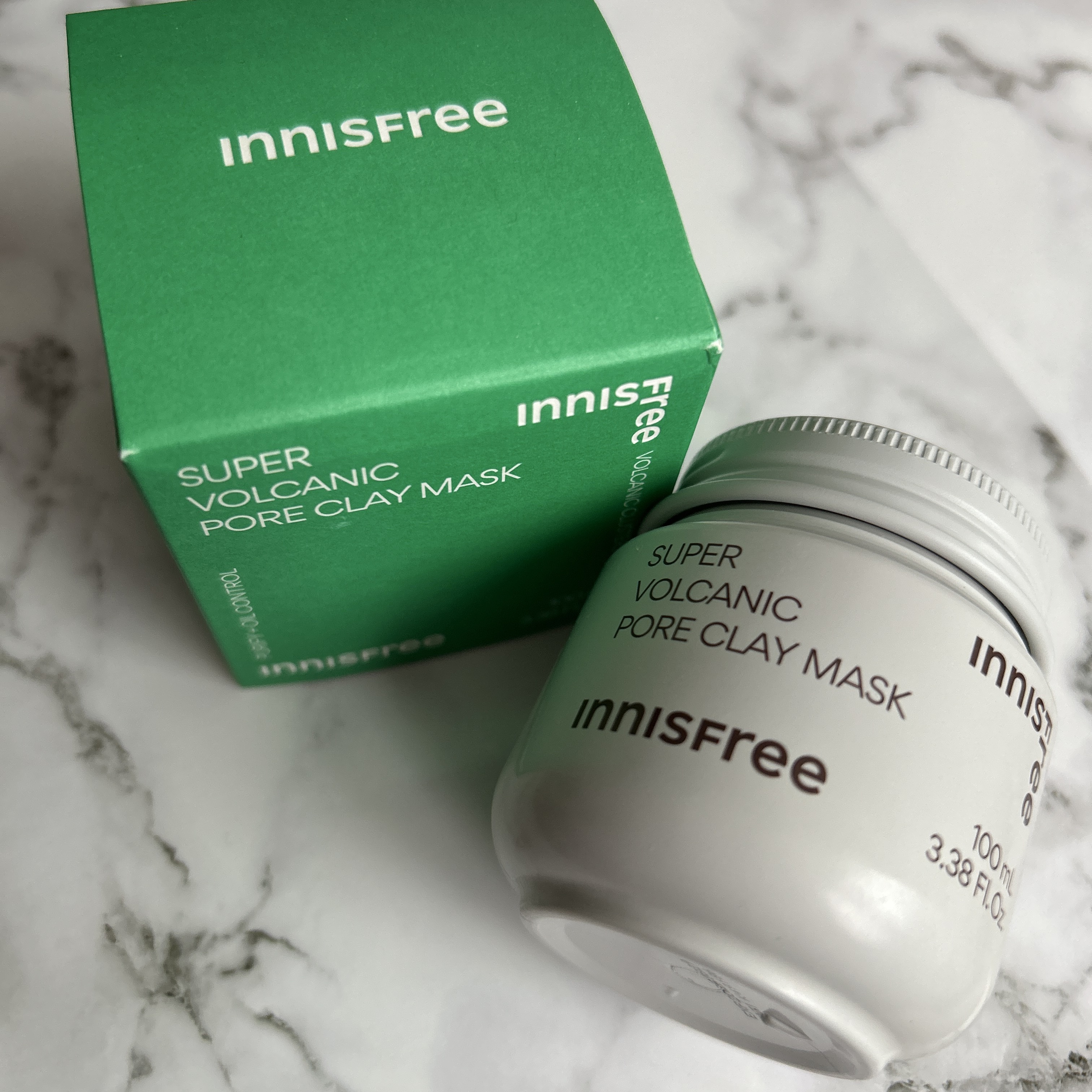 スーパーヴォルカニック　ポア　クレイマスク 100mL/innisfree/洗い流すパック・マスクを使ったクチコミ（1枚目）