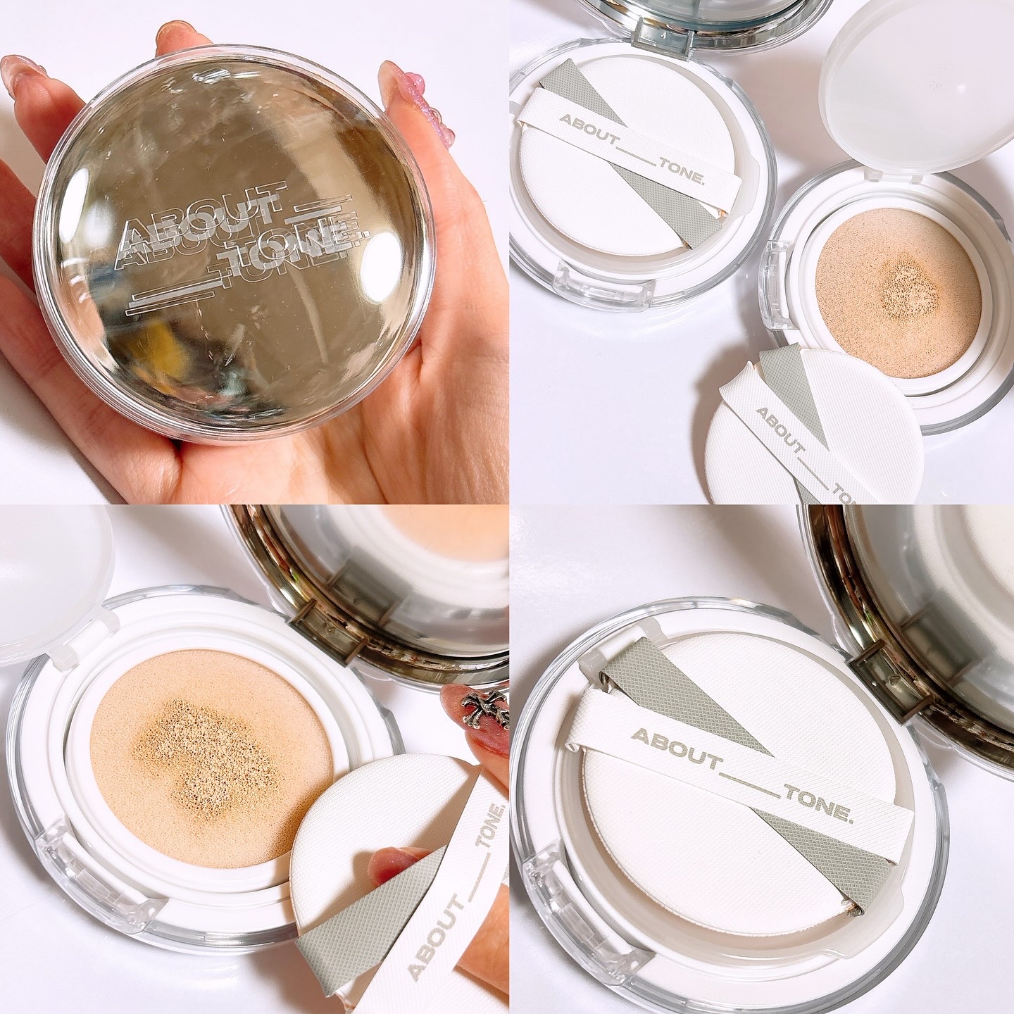 スキンレイヤーフィットクッション/ABOUT TONE/クッションファンデーションを使ったクチコミ（2枚目）