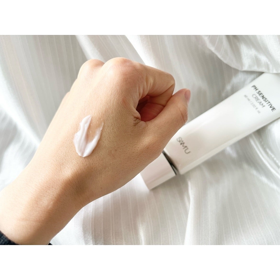 PHセンシティブクリームチューブ 60ml/SAM'U/フェイスクリームを使ったクチコミ(3枚目)