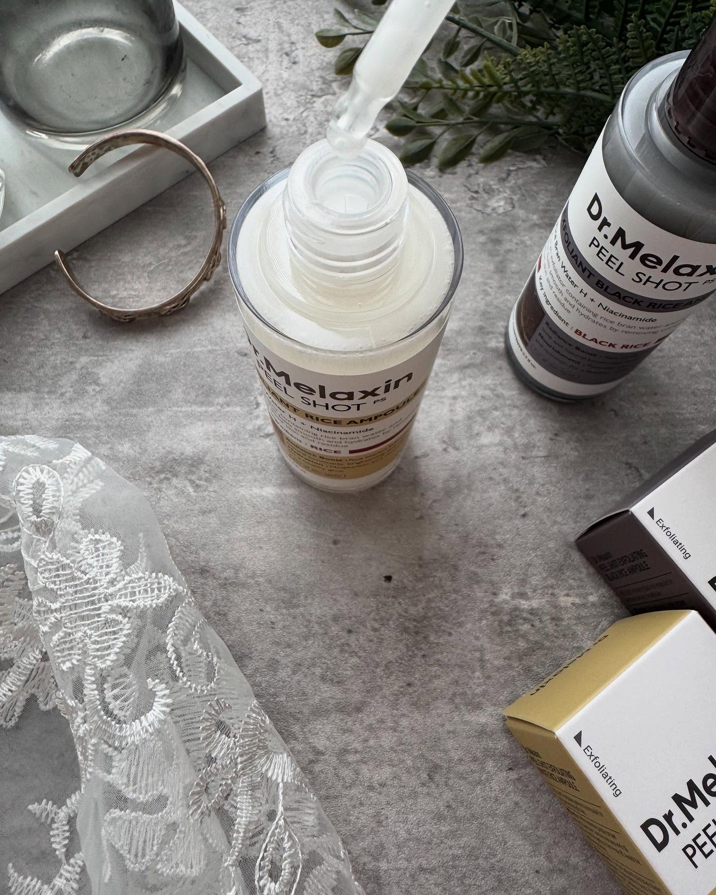 白米ピールショットゴマージュアンプル/Dr.Melaxin/美容液を使ったクチコミ（2枚目）