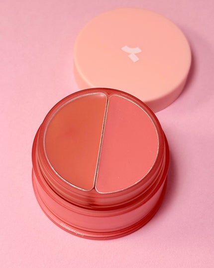 チークトーン リップ&チーク デュオバーム/TONYMOLY/口紅を使ったクチコミ(4枚目)