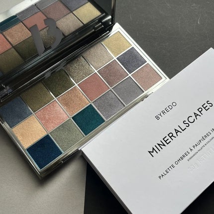BYREDO アイシャドウパレット ミネラルスケープ 試してみた】ミネラルスケープ アイシャドウ パレット BYREDOの