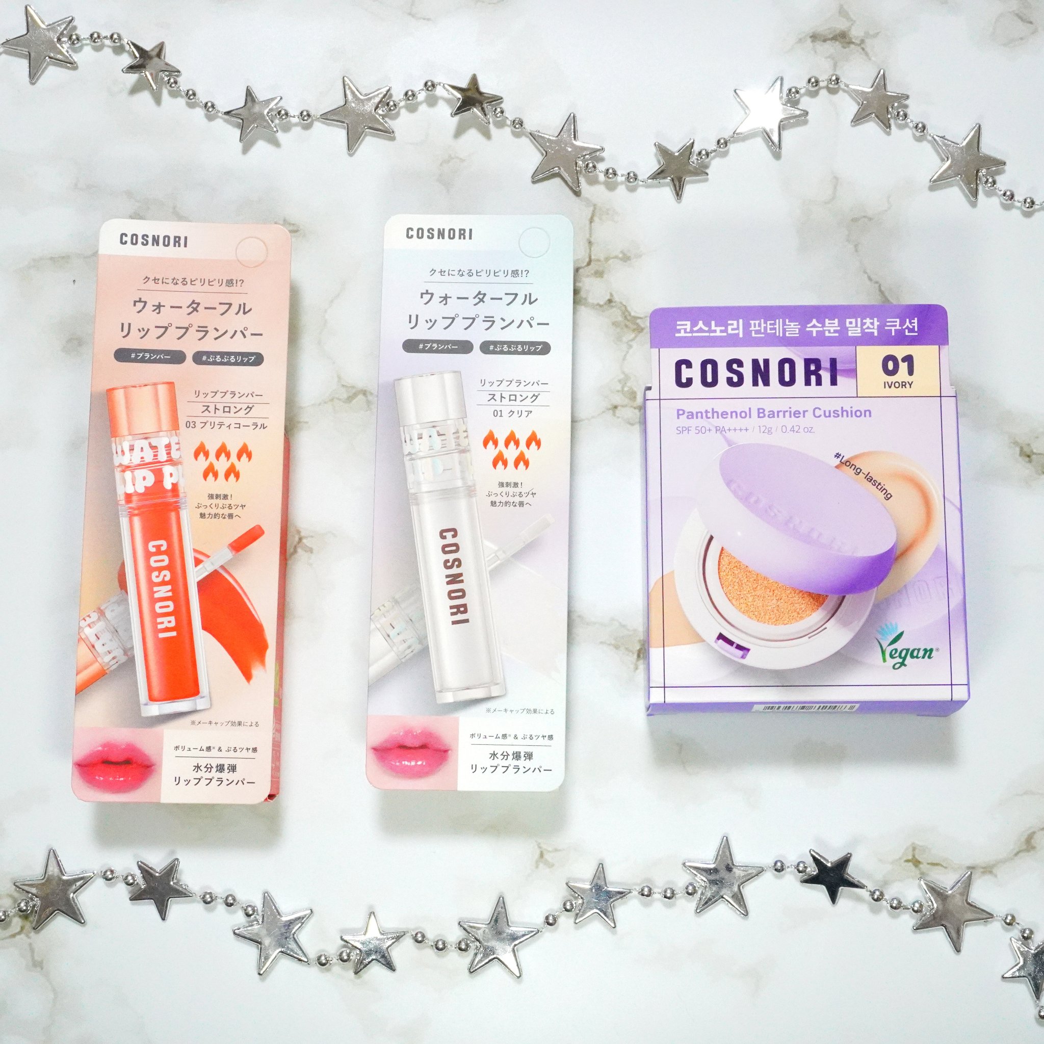 パンテノールバリアクッション/COSNORI/クッションファンデーションを使ったクチコミ（2枚目）