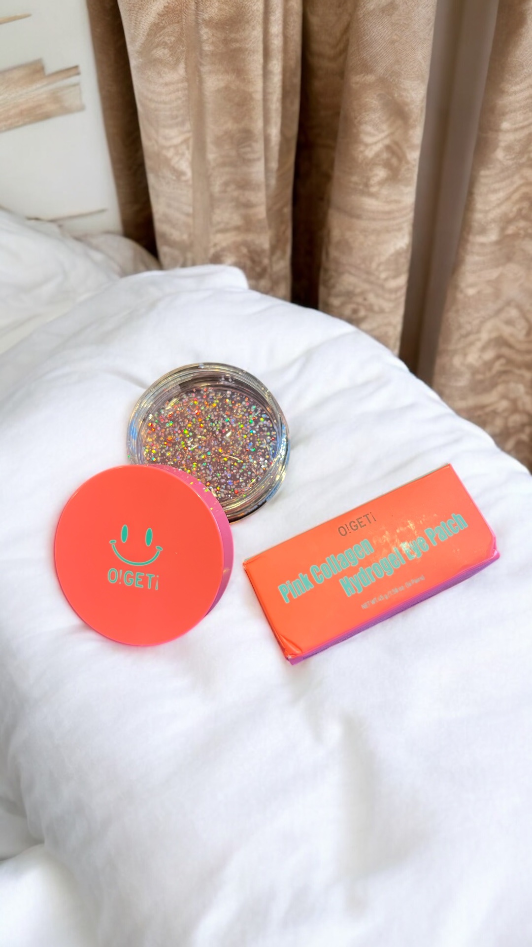ピンクコラーゲンハイドロゲルアイパッチ/O!GET!/シートマスク・パックを使ったクチコミ（2枚目）