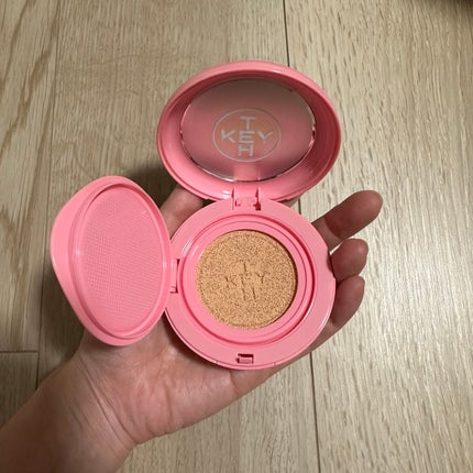 ピンクマグネットクッション/KEYTH/クッションファンデーションを使ったクチコミ(3枚目)