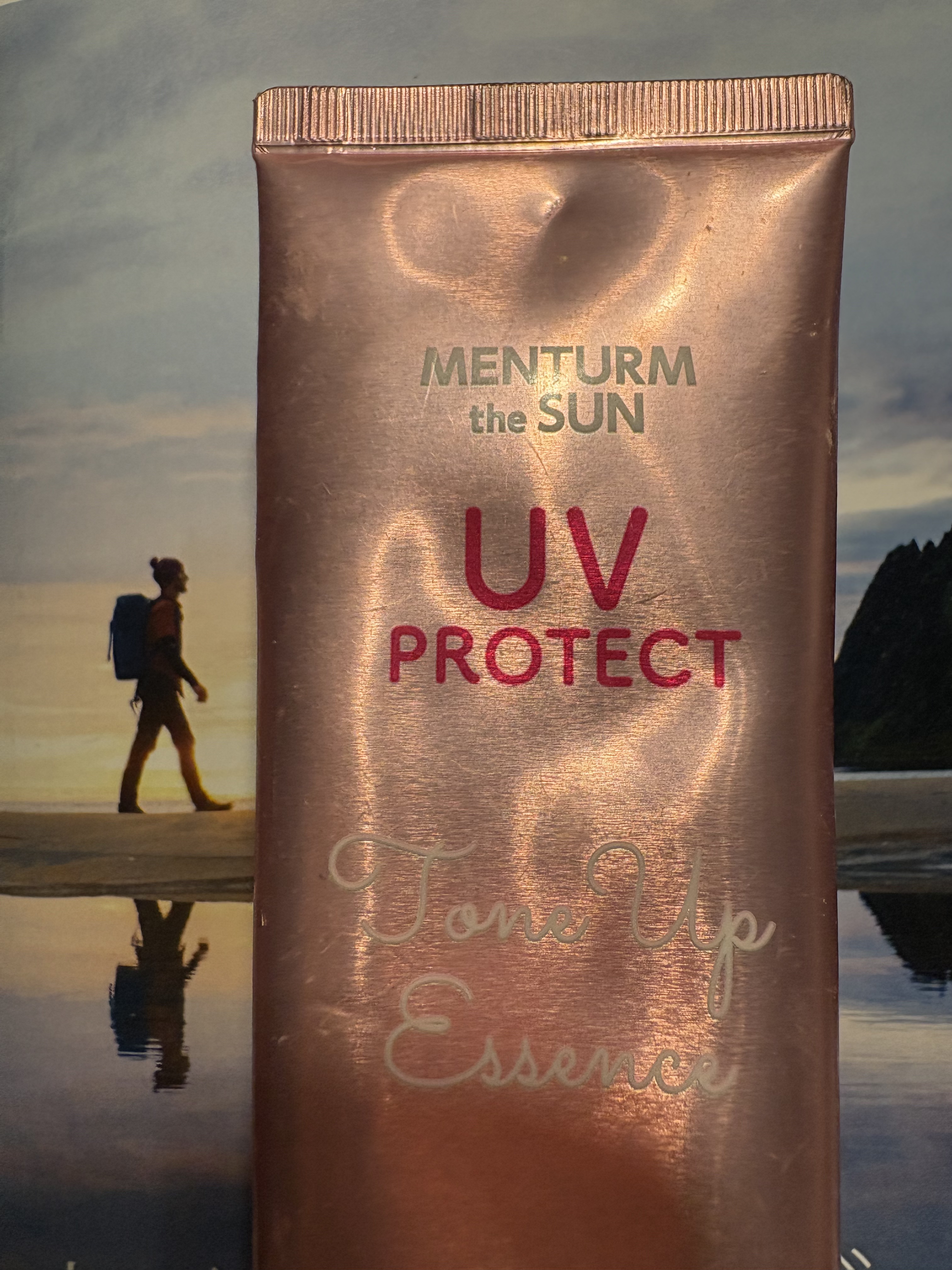 メンタームザサン トーンアップUVエッセンス/メンターム/日焼け止めローションを使ったクチコミ（1枚目）