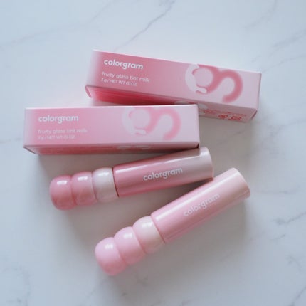 カラーグラム タンフルグラスティントミルク/Colorgram/リップティントを使ったクチコミ(1枚目)