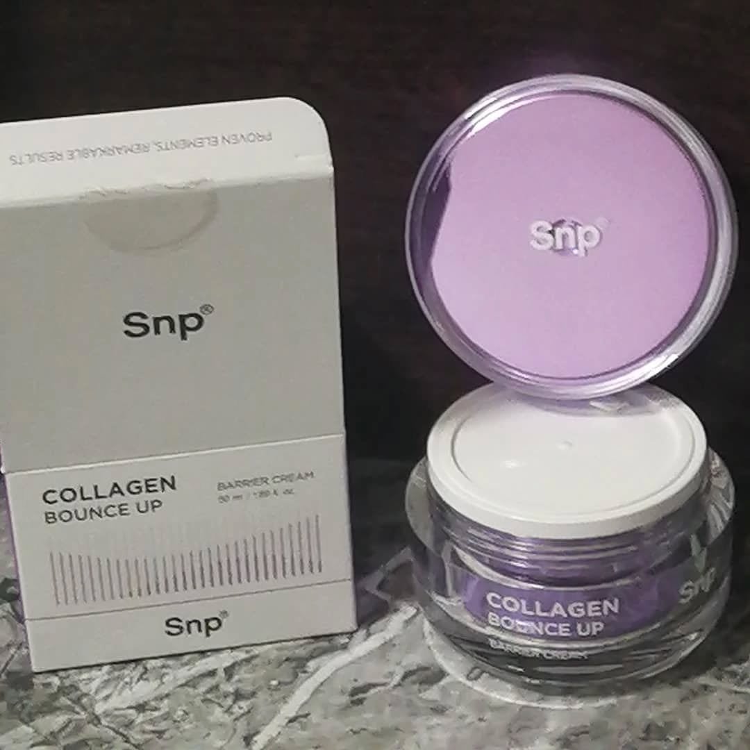 コラーゲンバウンスアップバリアクリーム/SNP/フェイスクリームを使ったクチコミ(1枚目)