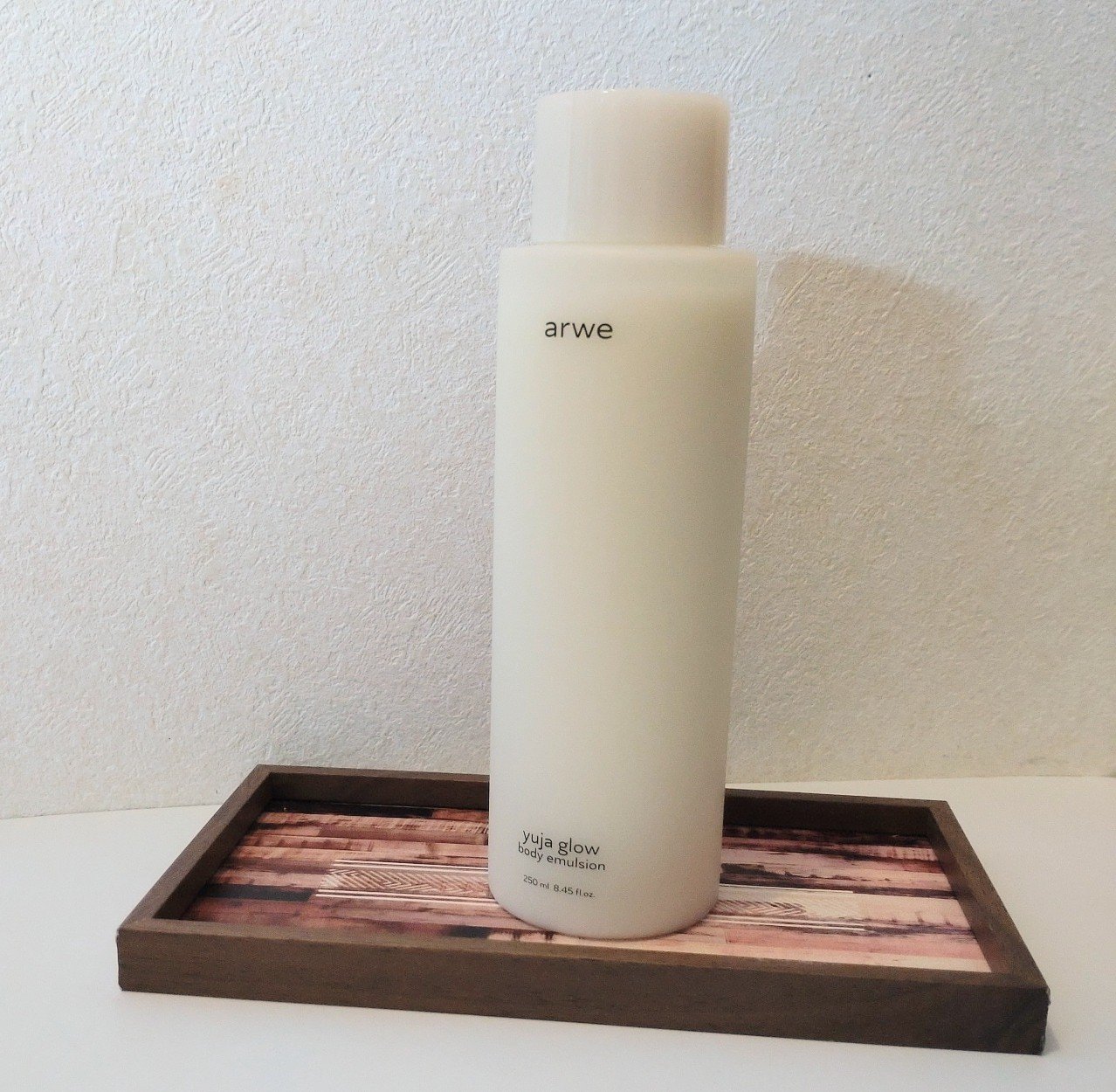 arwe ゆずグローボディーエマルジョンのクチコミ「🤍arwe
🟡ゆずグローボディーエマルジョン
🟡ゆずグローボディースクラブ

韓国ヘア＆ボディ.....」（2枚目）