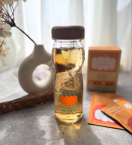 デイリーフィット パンプキンティー/TEASON/美容ドリンクを使ったクチコミ(2枚目)