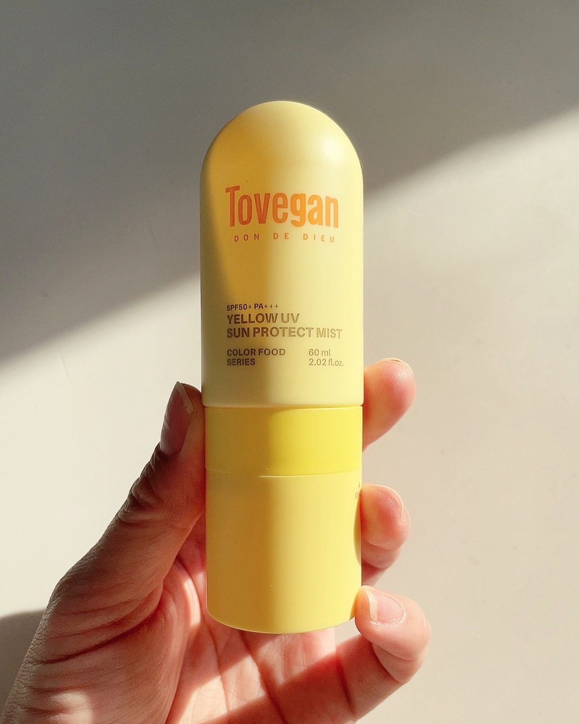 カラーフードシリーズ イエローUVサンプロテクトミスト SPF50+ PA+++/Tovegan/日焼け止めミスト・スプレーを使ったクチコミ（2枚目）