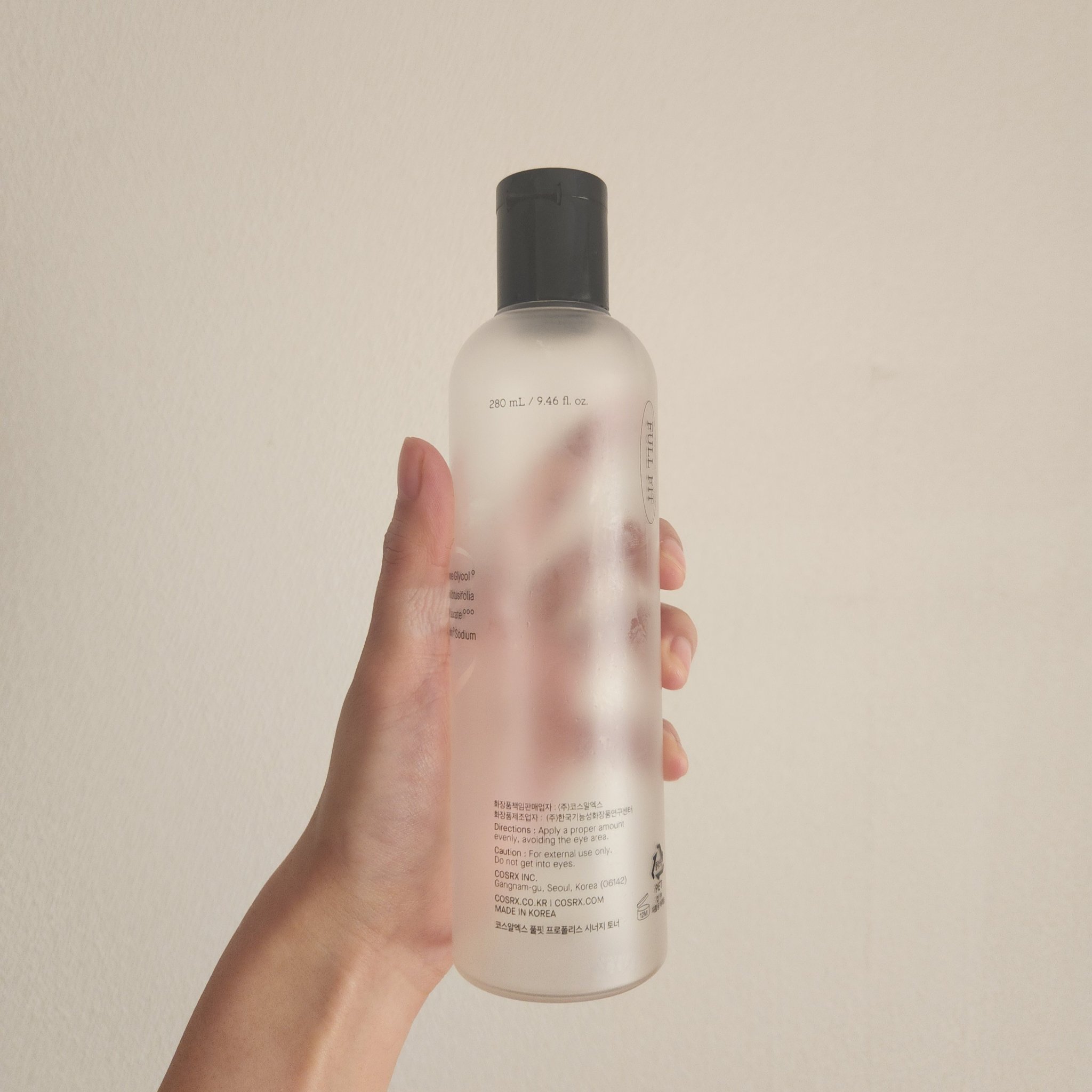 フルフィットプロポリスシナジートナー 280ml/COSRX/化粧水を使ったクチコミ（2枚目）