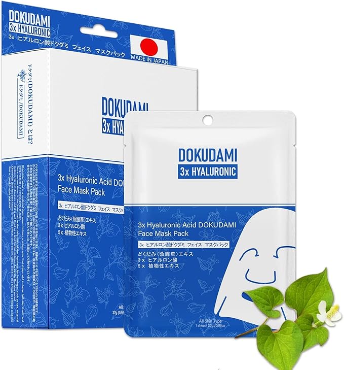 MITOMO 3× ヒアルロン酸ドクダミ　フェイス&ネック　マスクパック