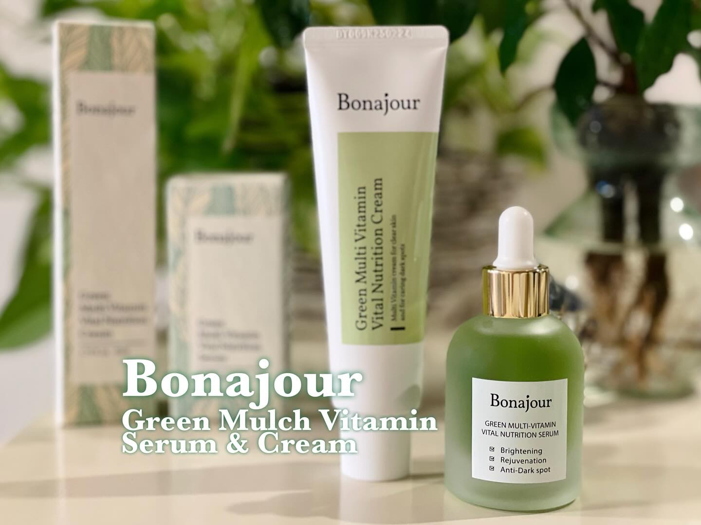 グリーンビタミンセラム/Bonajour/美容液を使ったクチコミ（1枚目）