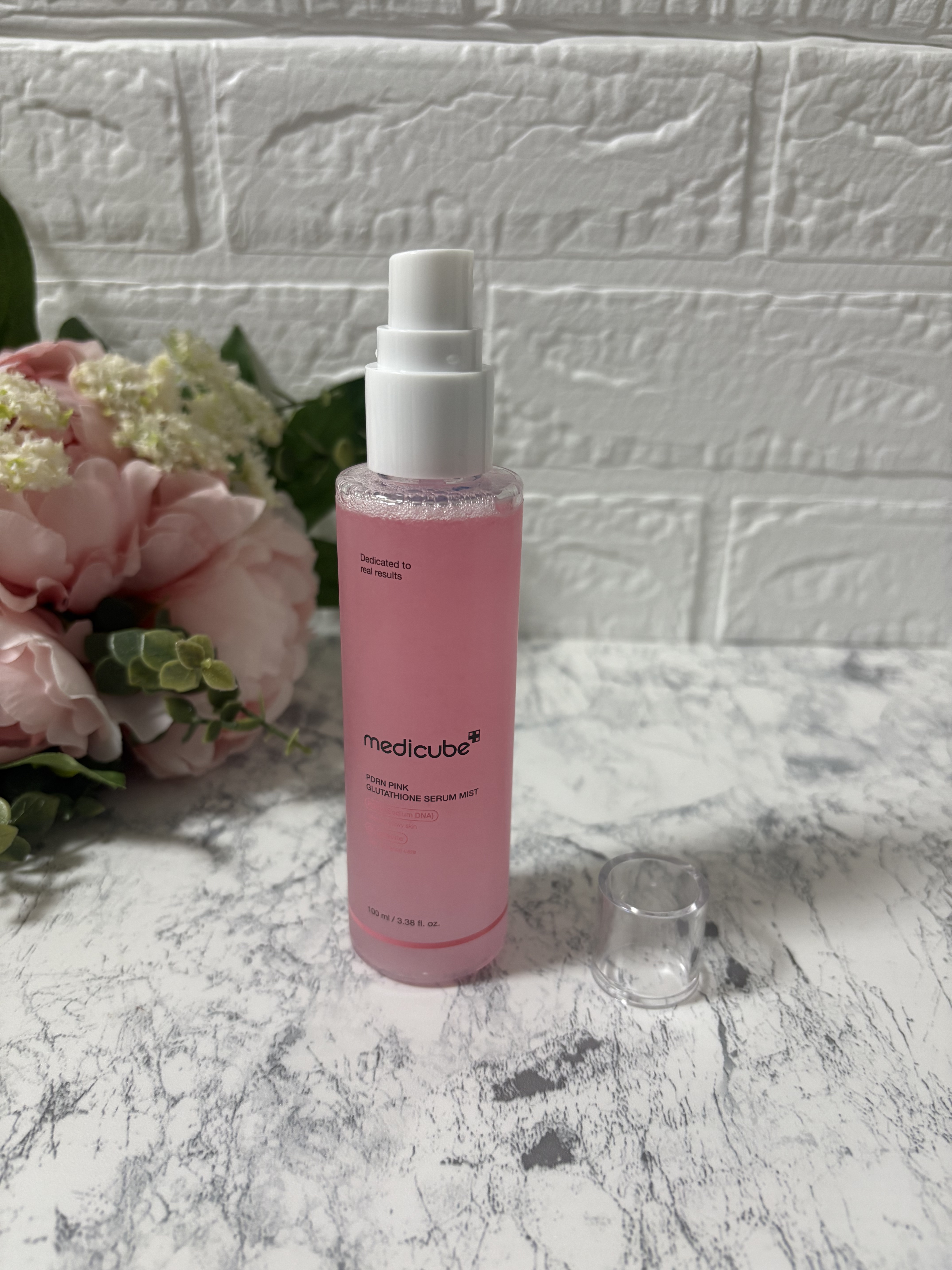 PDRNピンクセラムミスト/MEDICUBE/美容液を使ったクチコミ（3枚目）
