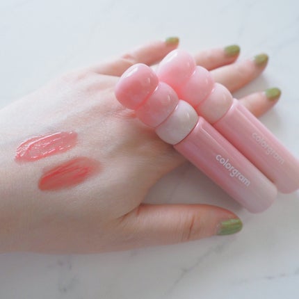 カラーグラム タンフルグラスティントミルク/Colorgram/リップティントを使ったクチコミ(2枚目)