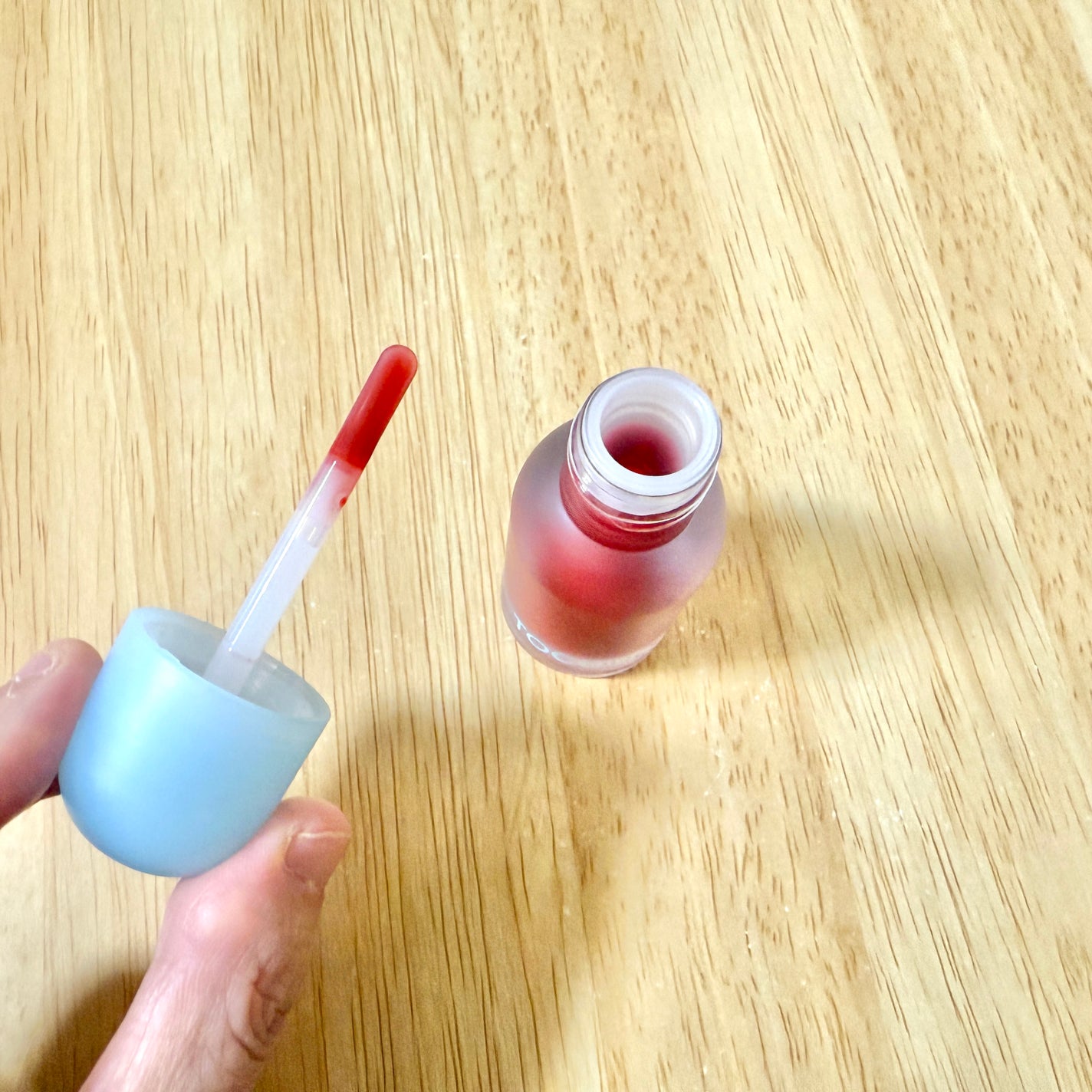 ジューシーベリープランピングリップオイル/TOCOBO/リップグロスを使ったクチコミ(2枚目)