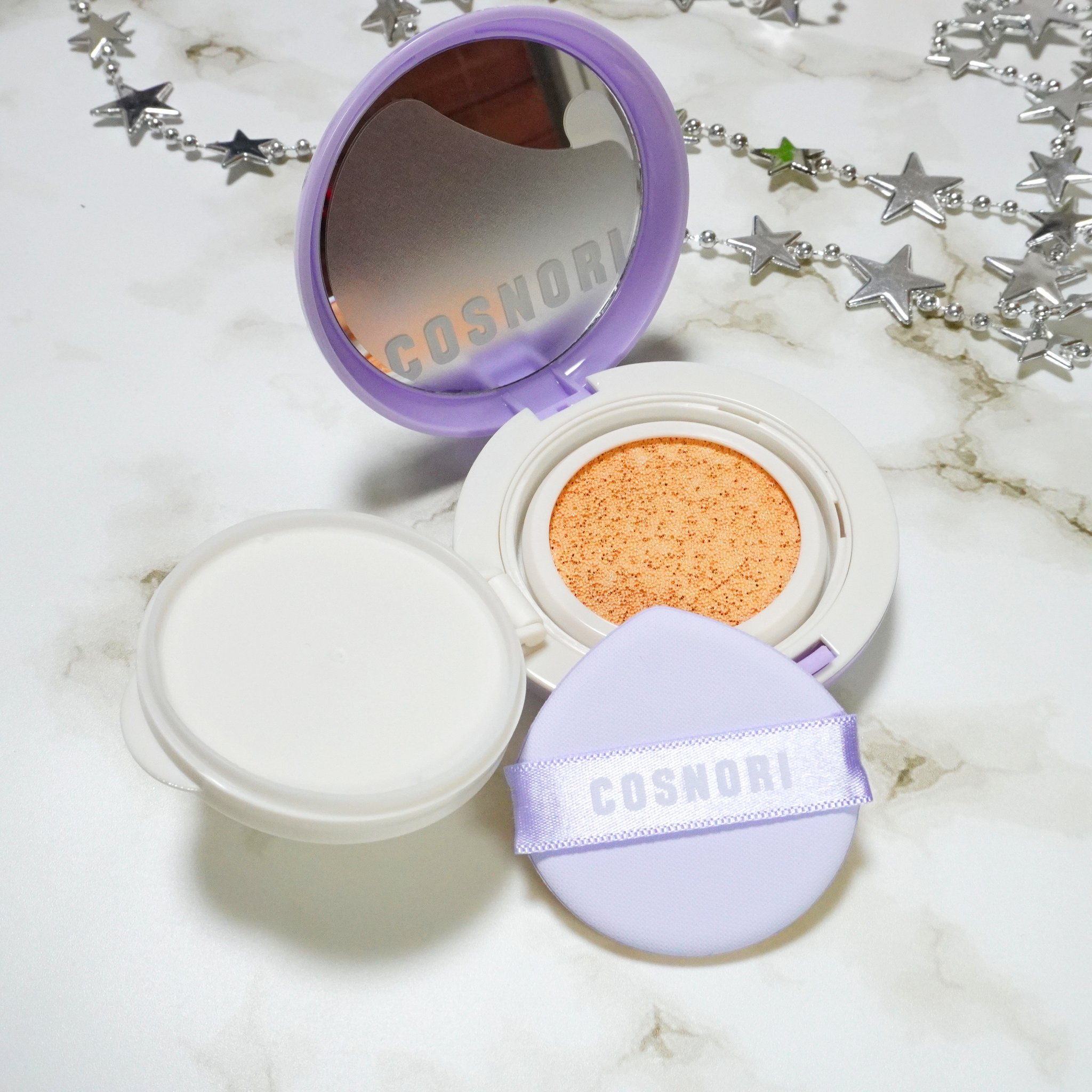 パンテノールバリアクッション/COSNORI/クッションファンデーションを使ったクチコミ（3枚目）