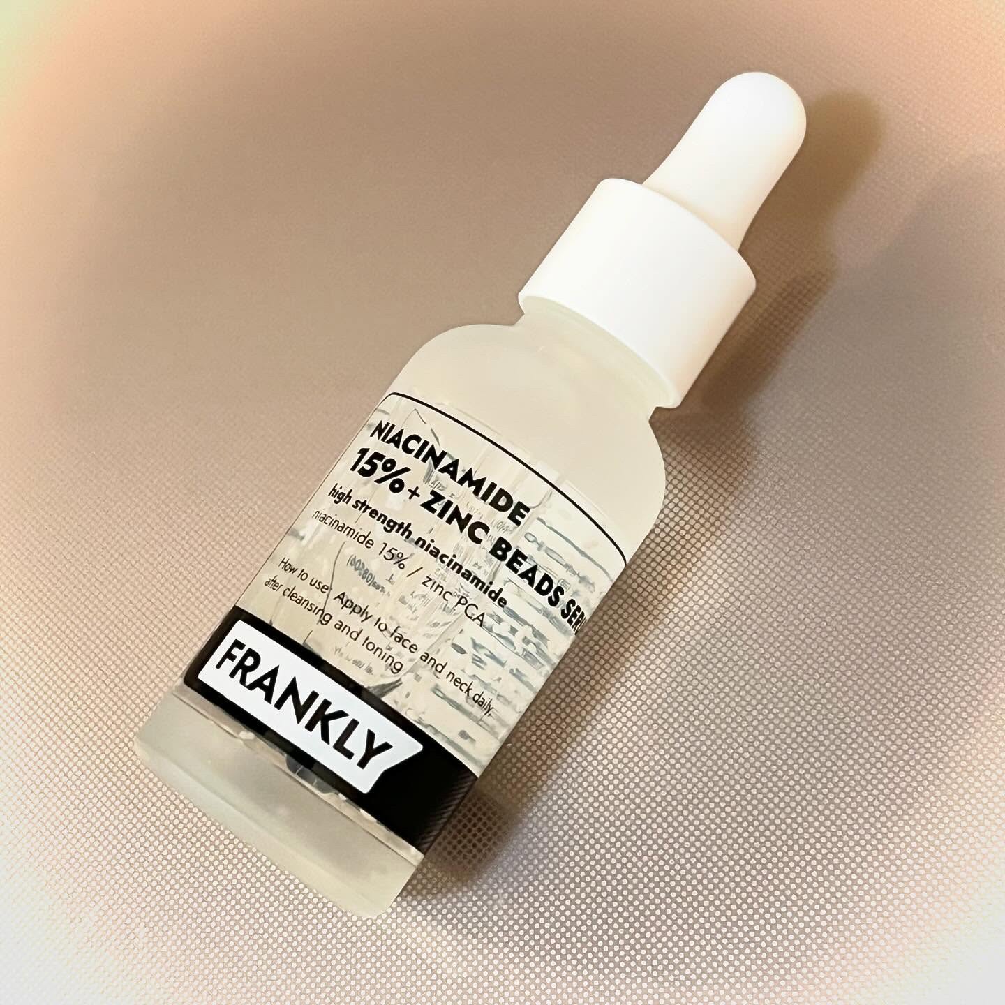 ナイアシンジンクビーズセラム/Frankly/美容液を使ったクチコミ（2枚目）