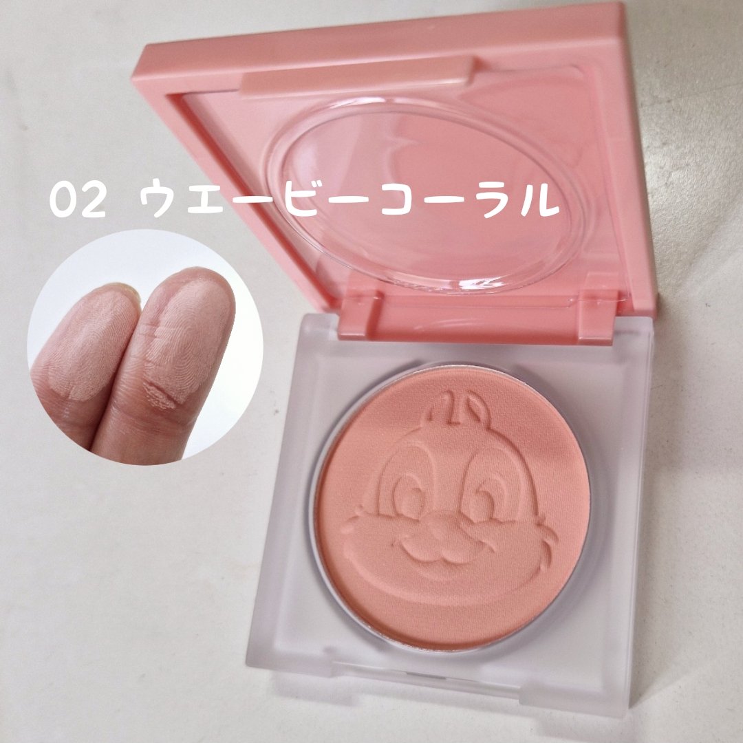 ブラリーチーク(ディズニーエディション)/espoir/チークを使ったクチコミ（2枚目）