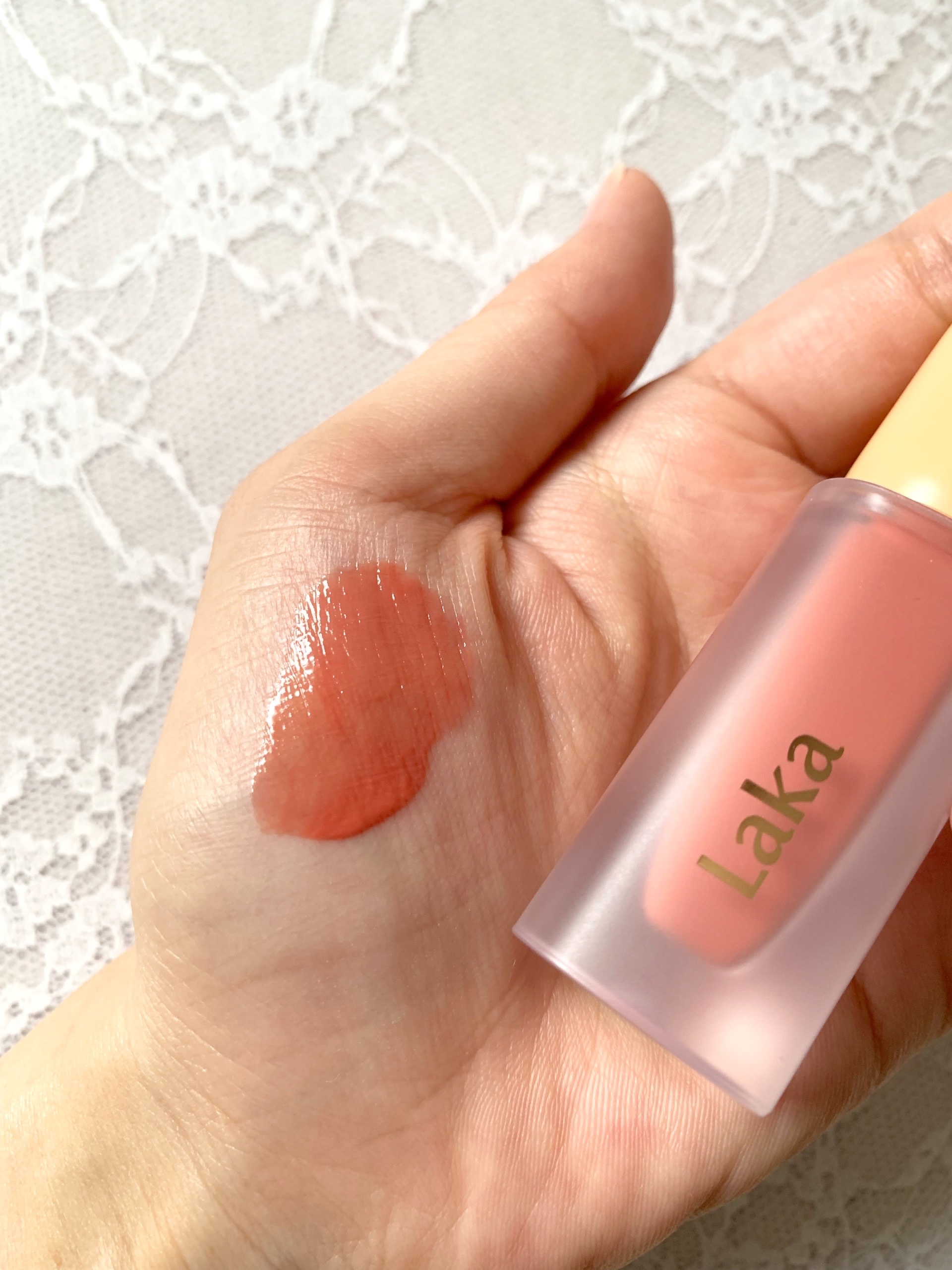 フルーティーグラムティント/Laka/リップティントを使ったクチコミ（3枚目）