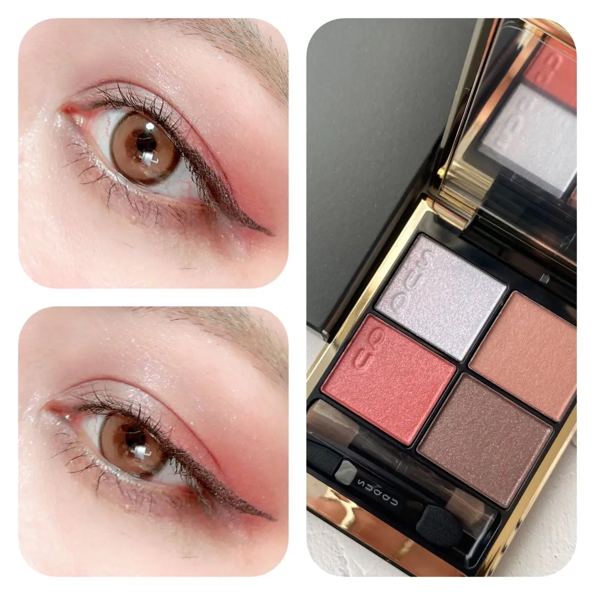 シグニチャー カラー アイズ 105 宵汐空 -YOISEKISORA/SUQQU/アイシャドウパレットを使ったクチコミ（2枚目）