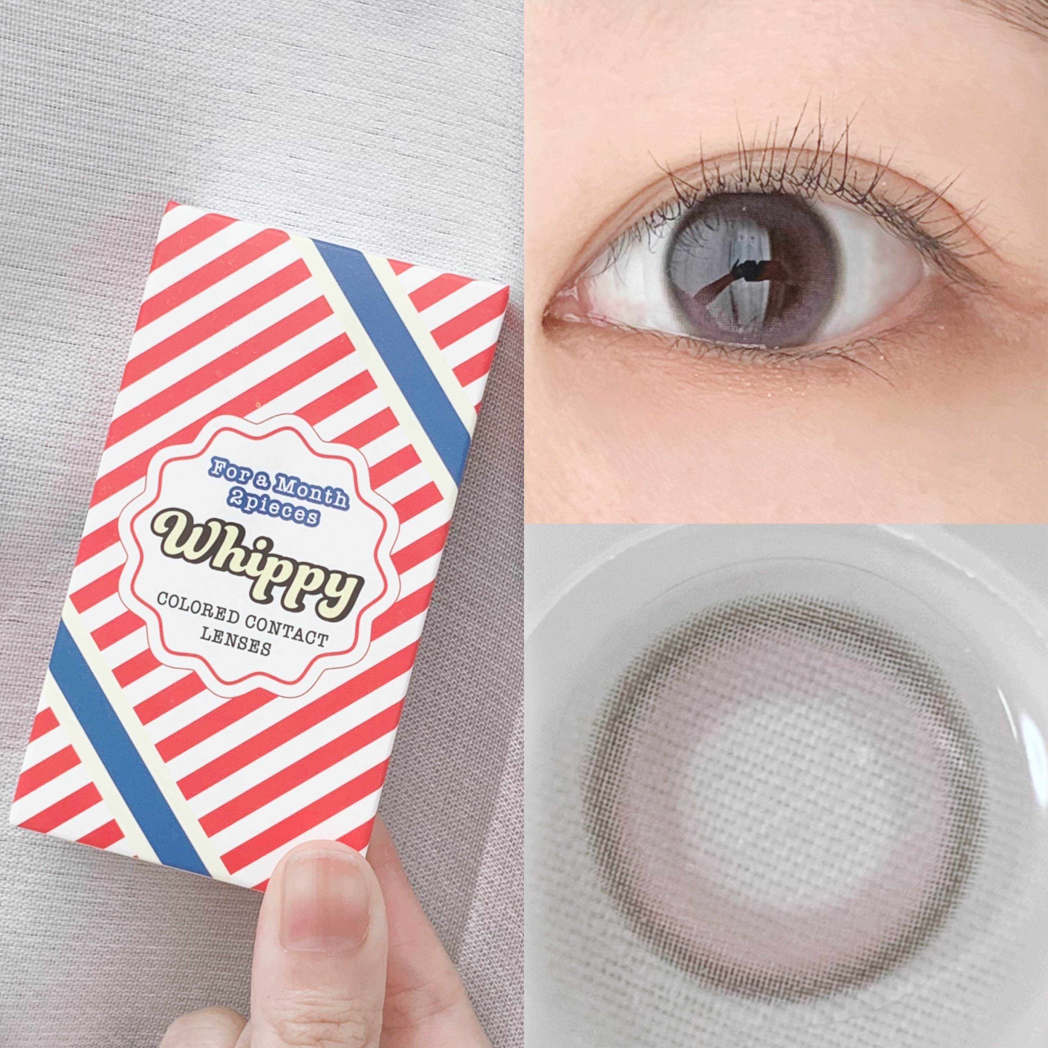 Whippy/Whippy/１ヶ月（１MONTH）カラコンを使ったクチコミ（3枚目）