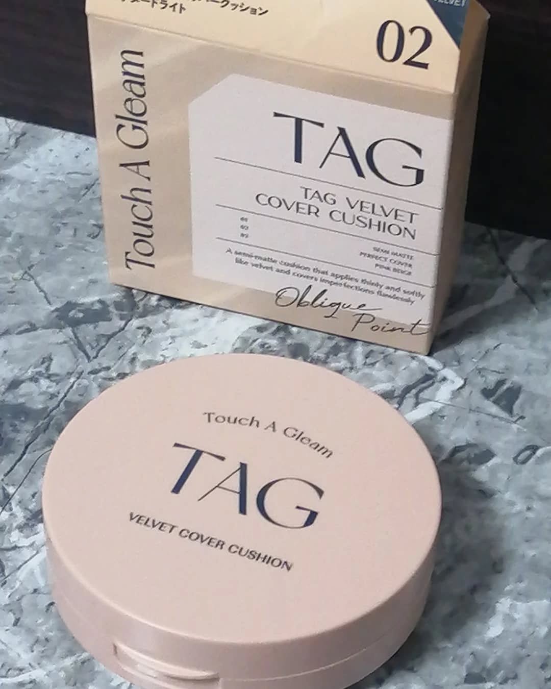 ベルベットカバークッション/TAG/クッションファンデーションを使ったクチコミ（1枚目）
