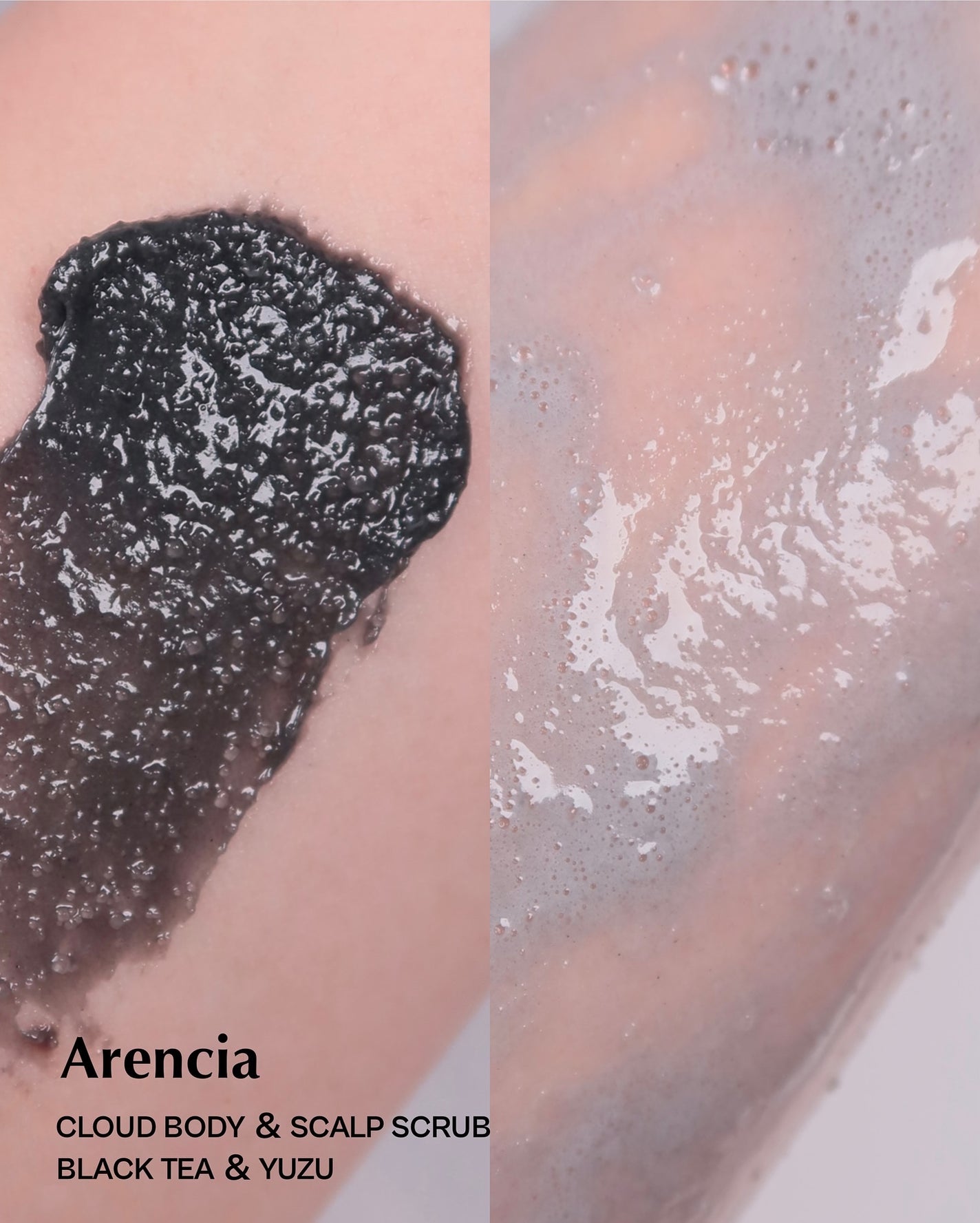 フレッシュクラウドスクラブ ブラックティー&ユズ/アレンシア/スクラブ・ゴマージュを使ったクチコミ(3枚目)