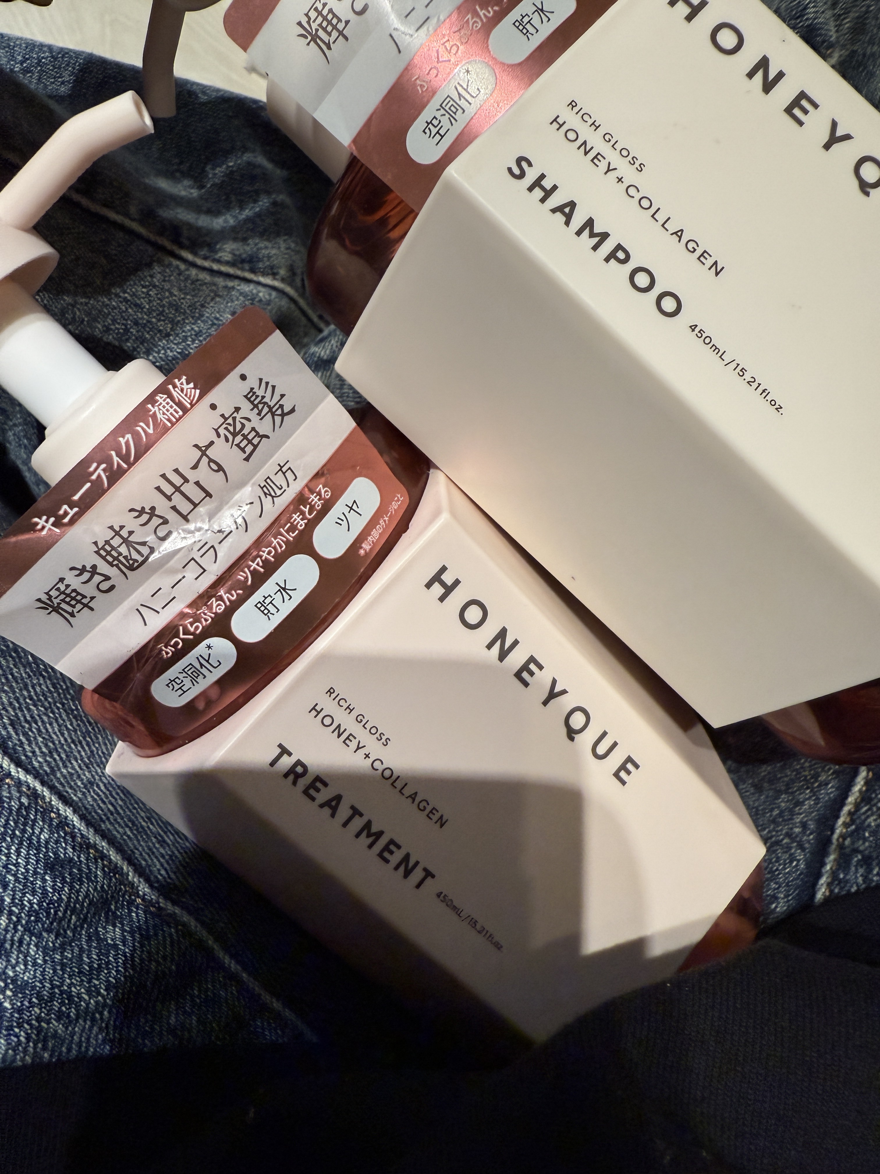 リッチグロス シャンプー シャイニー／ヘアトリートメント シャイニー/ハニーク/市販シャンプーを使ったクチコミ（1枚目）