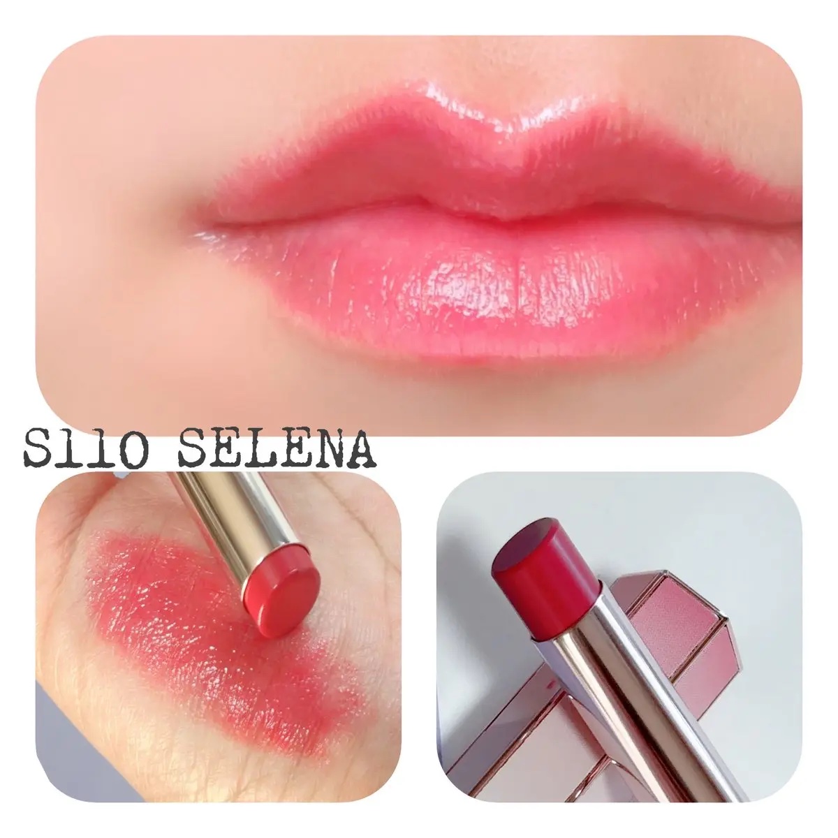 リップアルアグロウシャイン/DEAR DAHLIA/口紅を使ったクチコミ（3枚目）