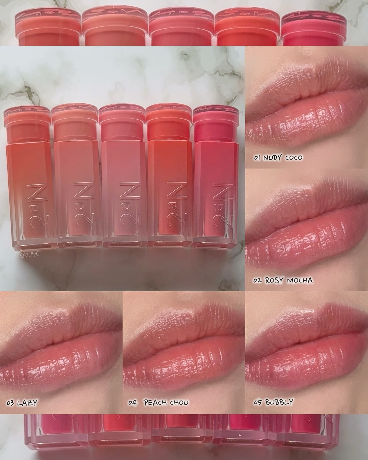 グレイズバウンシングティント/2aN/リップティントを使ったクチコミ（3枚目）