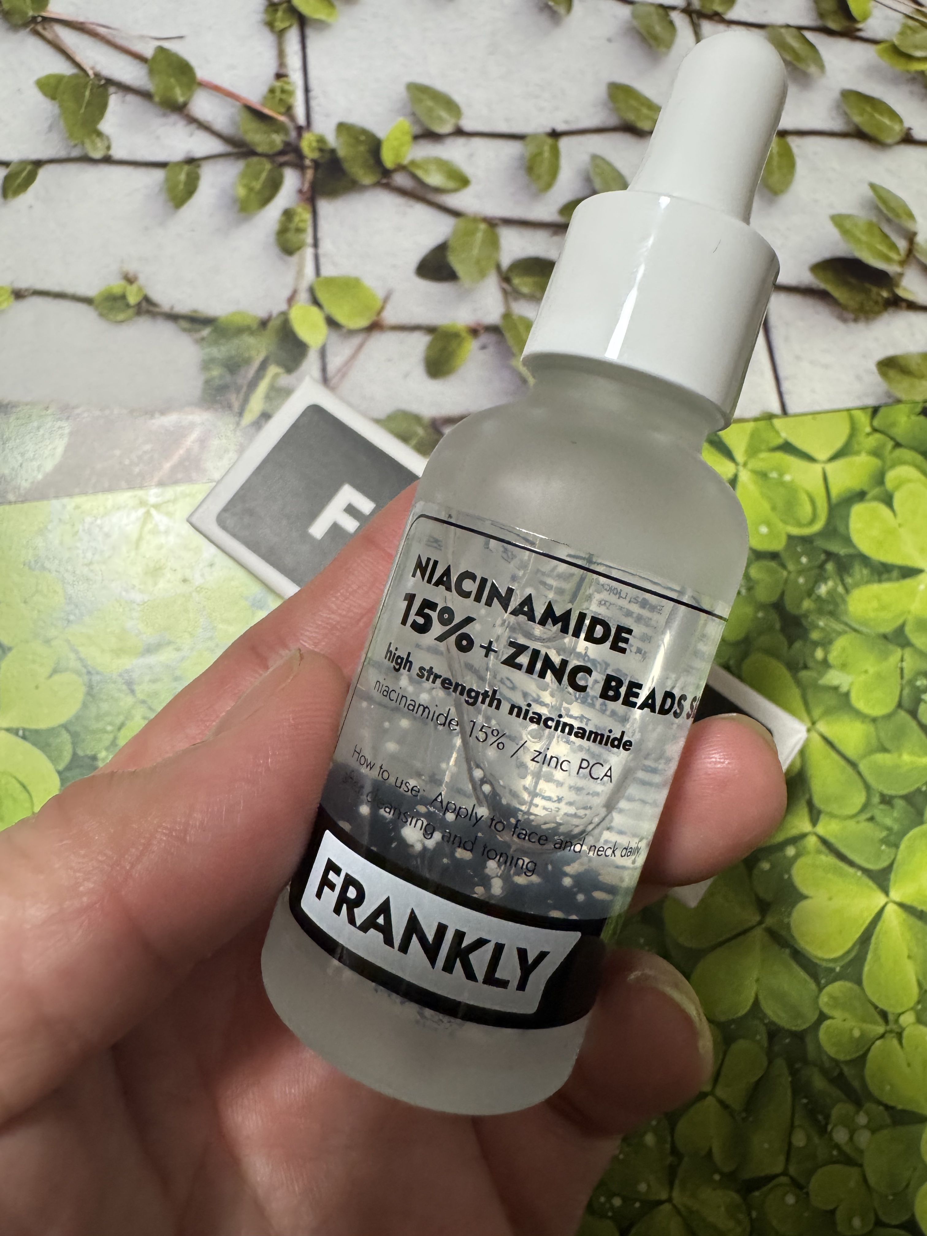 ナイアシンジンクビーズセラム/Frankly/美容液を使ったクチコミ（2枚目）