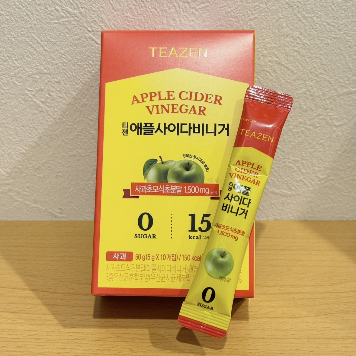 アサビ（アップルサイダービネガー）/TEAZEN/りんご酢を使ったクチコミ（1枚目）