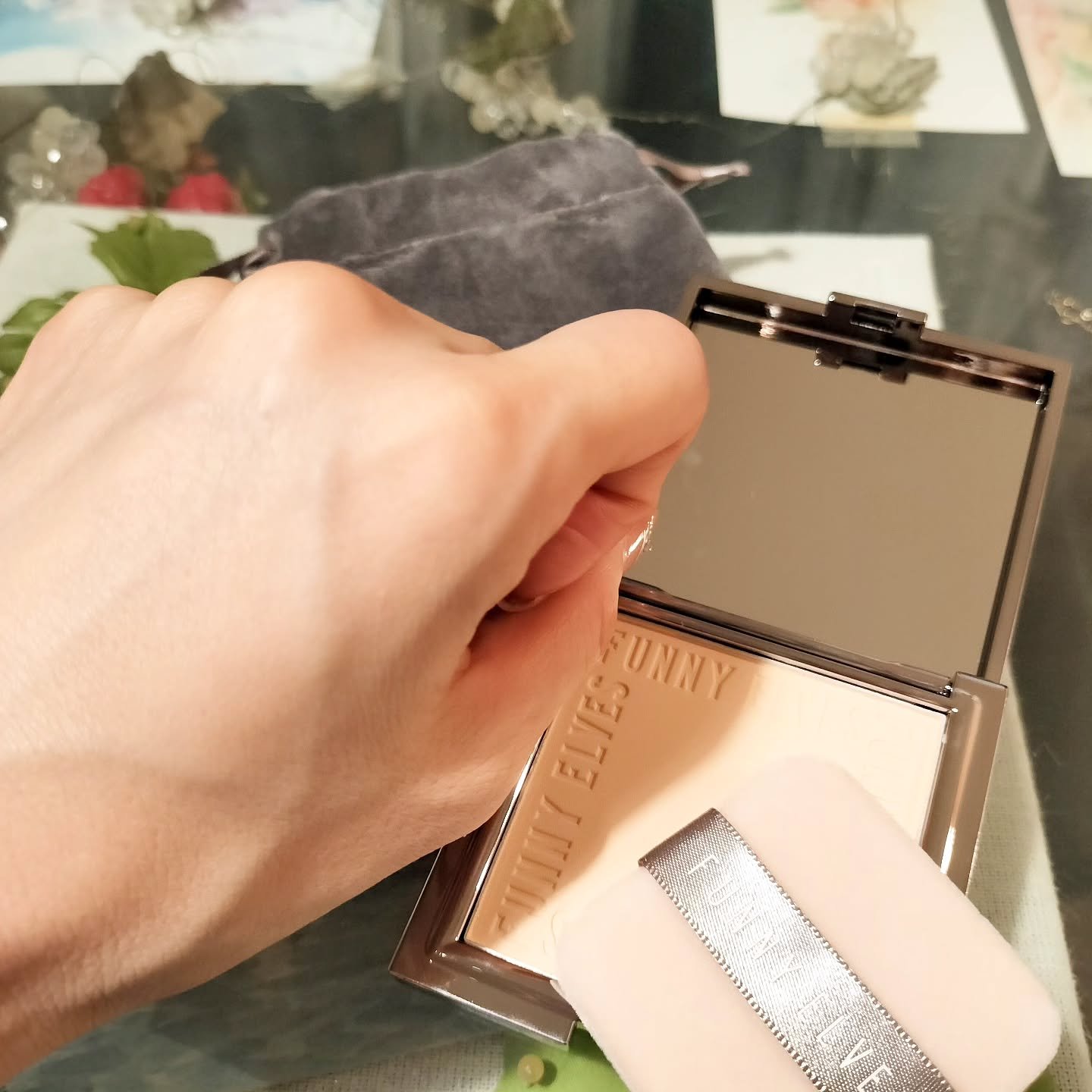 ソフトマットプレストパウダー/FUNNY ELVES方里/プレストパウダーを使ったクチコミ（3枚目）