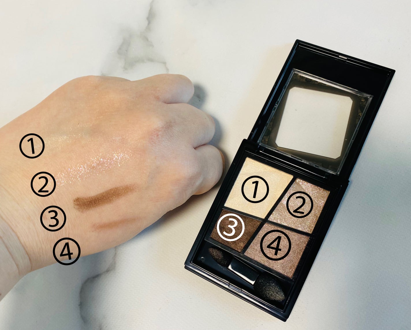 ジェミィリッチ アイズ/Visée/アイシャドウパレットを使ったクチコミ(2枚目)