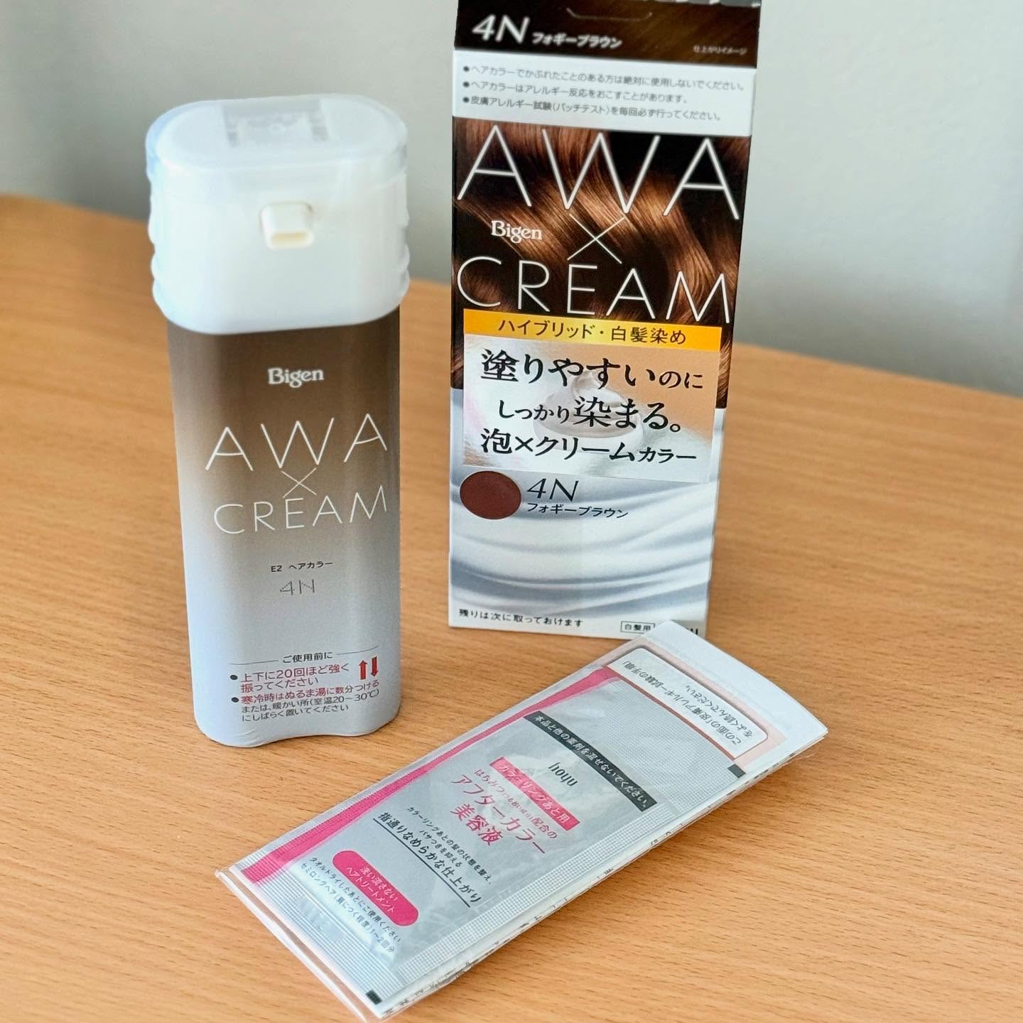 泡クリームカラー/ビゲン/ヘアカラーを使ったクチコミ（1枚目）