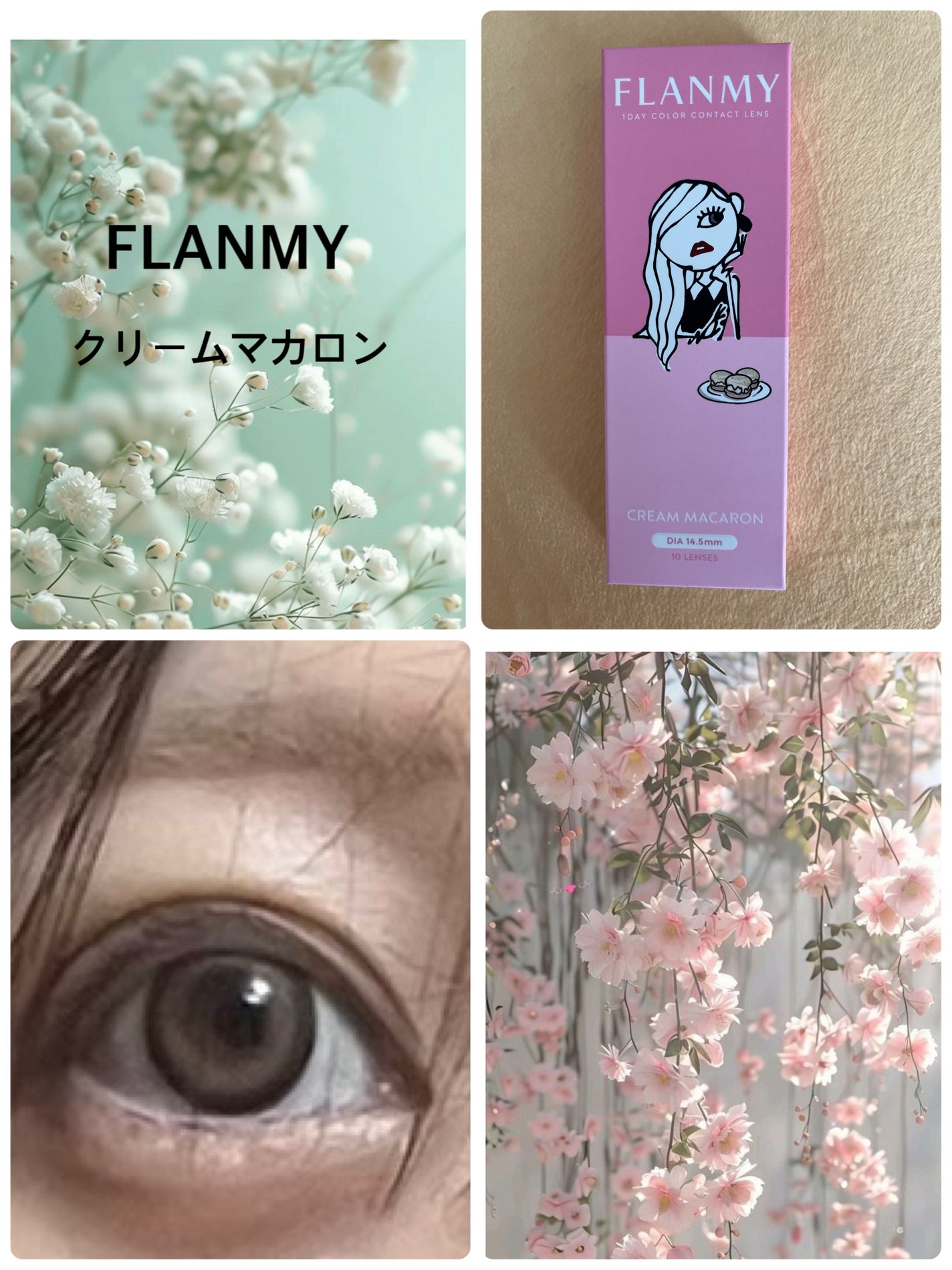 FLANMY 1day/FLANMY/ワンデー(1DAY)カラコンを使ったクチコミ(1枚目)