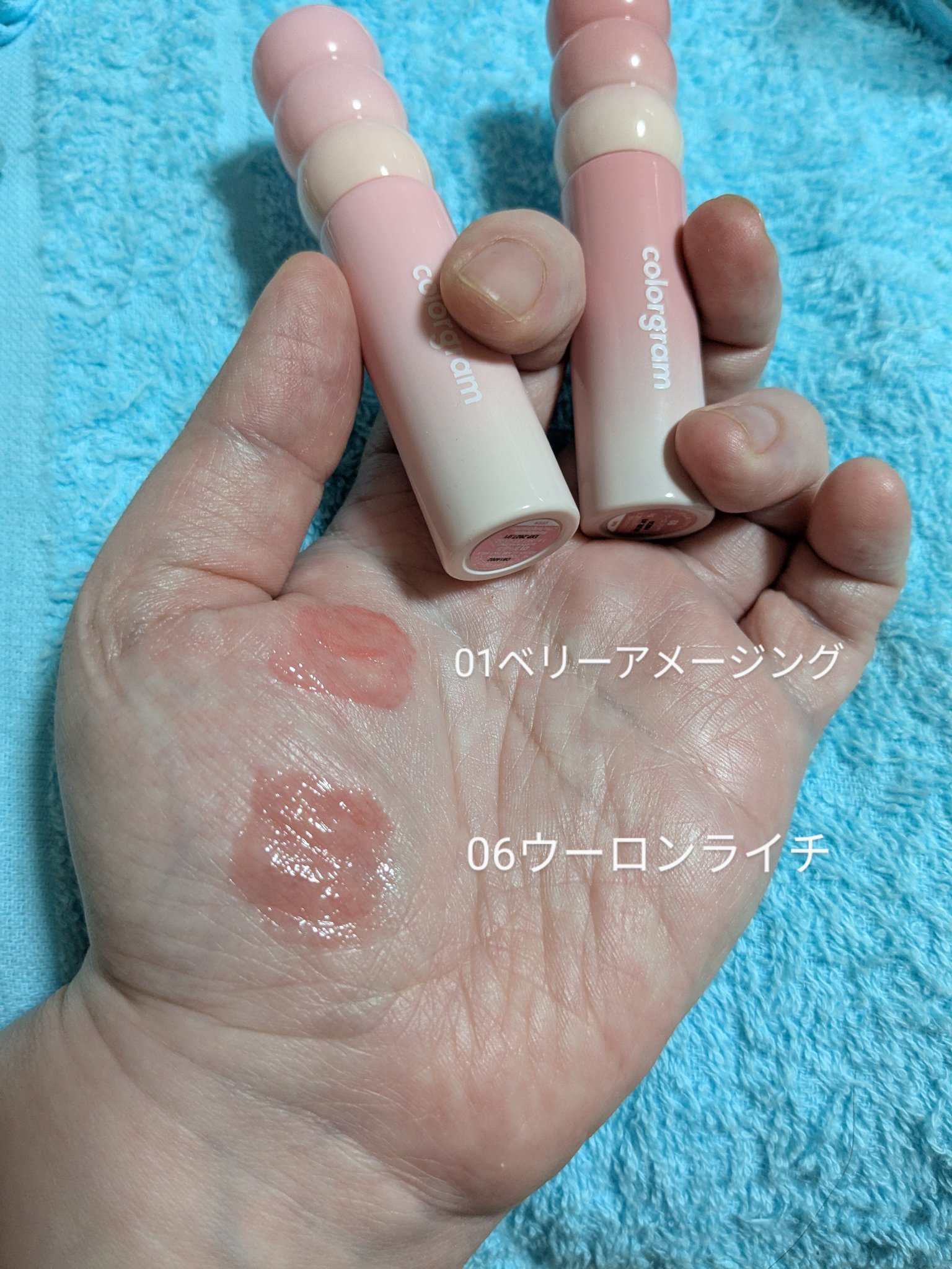 カラーグラム タンフルグラスティントミルク/Colorgram/リップティントを使ったクチコミ（2枚目）