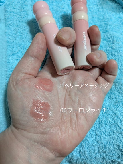 タンフルグラスティントミルク/Colorgram/リップティントを使ったクチコミ(2枚目)